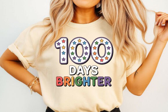 100 Days Brighter Celebration Design