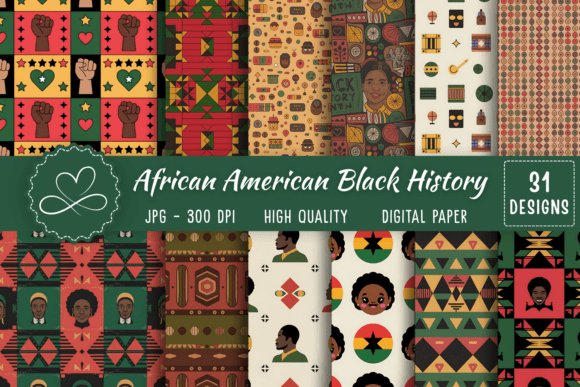 African American Black History Month Design