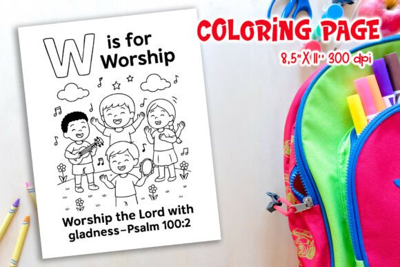 Cultivating Faith Through Art: The Strategic Value of the Christian Worship Coloring Page
