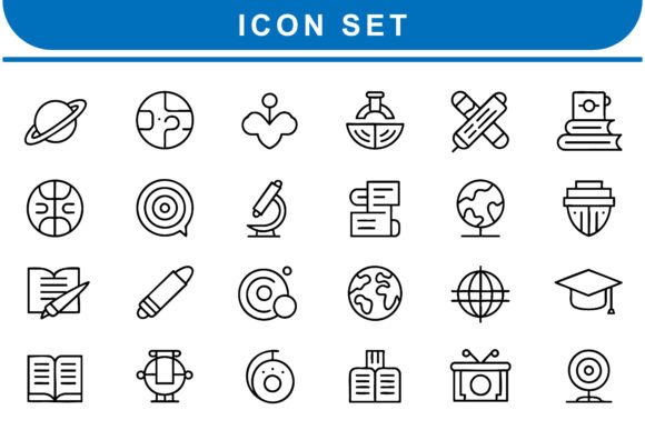 Educational and Scientific Icons Collection