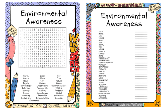 Environmental Awareness Word Search: A Gateway to Ecological Learning