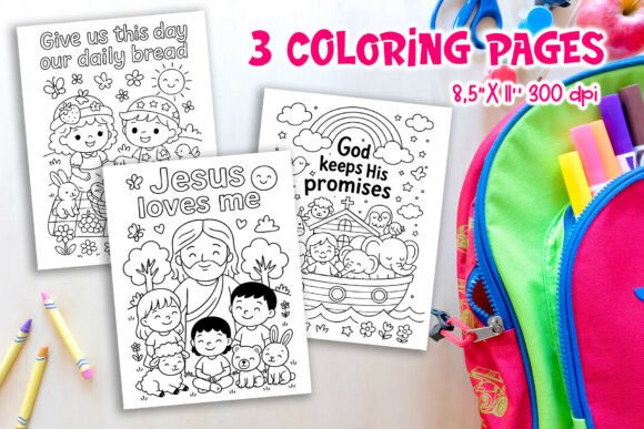 Jesus Bible Verse Kids Coloring PNG: A Strategic Resource for Faith Education