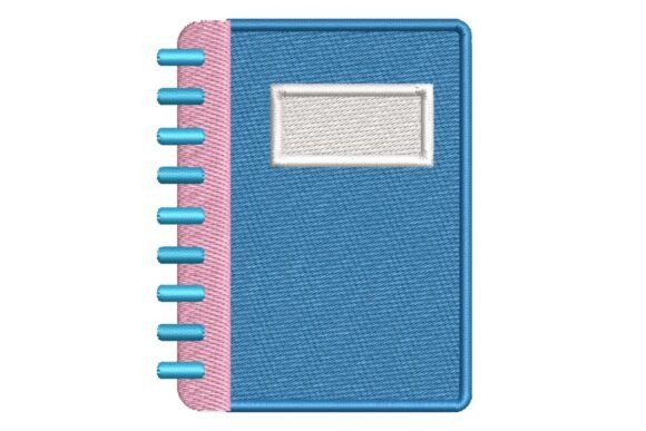 Spiral Notebook Embroidery Design: A Creative Asset