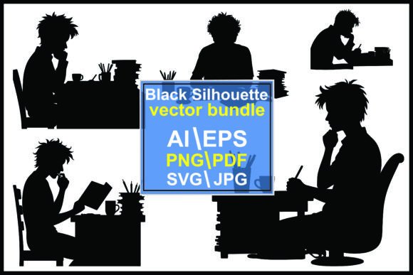 Student Writing Silhouette: The Enduring Power of Focused Study in Visual Design