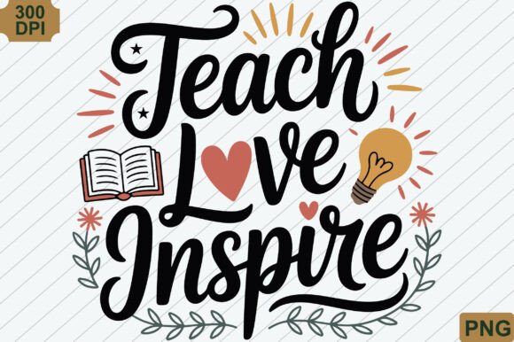 Teach Love Inspire T-Shirt Design PNG: A Practical Evaluation